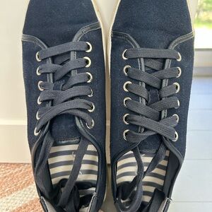 Vionic 7.5 Suede Navy Blue Sneakers